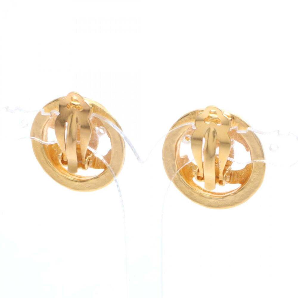 CHANEL Gold Logo Earrings - Picture 2 of 4